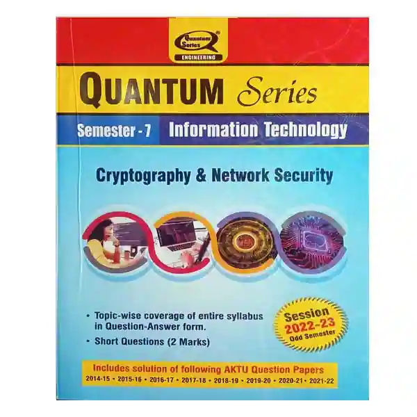 AKTU Quantum Series Semester 7 Information Technology Cryptography