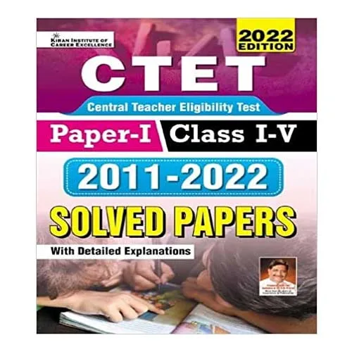 Youth CTET Solved Papers Paper 1 Class 1 to 5 2011 to 2022 in English