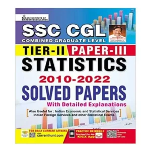 Kiran SSC CGL Tier 2 Paper 3 Statistics 2010 to 2022 Solved Papers With Detailed Explanations in English