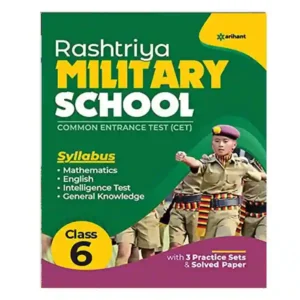 Arihant Rashtriya Military School Class 6 Common Entrance Test Book in English