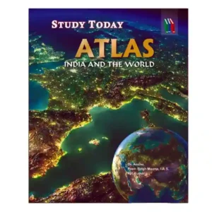 Study Today Atlas India And The World Book in English By Dr Anshu