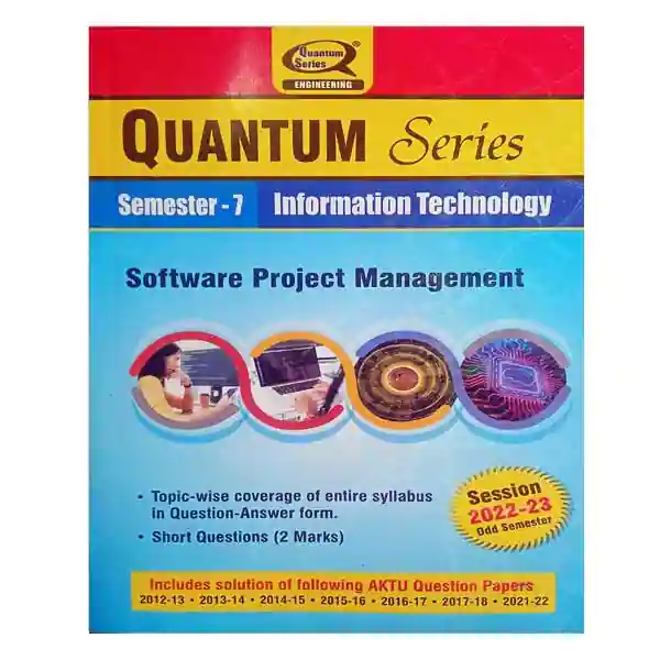 AKTU Quantum Series Semester 7 Information Technology Software Project Management Book in English