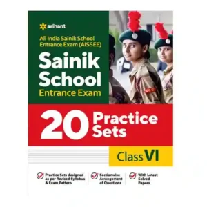 Arihant All India Sainik School Class 6 Entrance Exam 20 Practice Sets Book in English