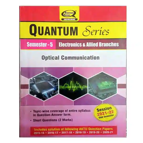 Quantum Series AKTU BTech Semester 5 Electronics And Allied