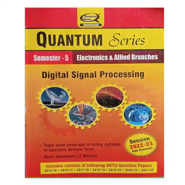 AKTU BTech Semester 5 Quantum Series Electronics and Allied Branches | Digital Signal Processing