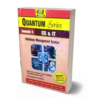 AKTU Quantum Series B Tech Semester 5 CS And IT Database Management System Session 2023-2024 Question Papers By Anjana Gautam