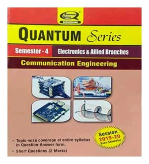 Quantum Series BTech Semester 4 Electronics And Allied Branches Communication Engineering Session 2020