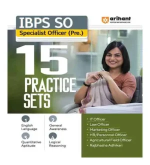 Arihant IBPS SO Preliminary Exam 2023 With 15 Practice Sets
