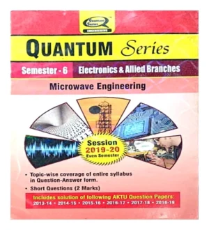 AKTU Quantum Series Btech Semester 6 Electronics And Allied Branches Microwave Engineering