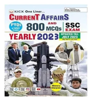 Kiran KICX Current Affairs 800 MCQs With PYQs of SSC Exam Till July 2023 Magazine in English