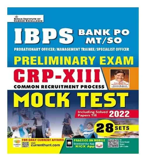 Kiran IBPS Bank PO MT SO Preliminary Exam CRP XIII Mock Test English Medium