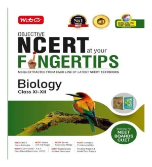 MTG Objective NCERT Biology Class 11 12 at your Fingertips with Notes Based on NCERT Exam Book in English