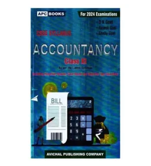 Avichal CBSE Syllabus Accountancy Class 11 For 2024 Exam Book in English