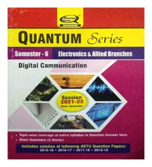 AKTU Quantum Series BTech Semester 6 Electronics And Allied Branches Digital Communication Session 2022