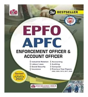 Knowledge India EPFO APFC |Enforcement Officer and Account Officer Exam Book in English