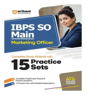 Arihant IBPS SO Main Marketing Officer Complete Study Material with 15 Practice Sets Book in English