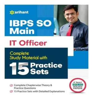 Arihant IBPS SO Main IT Officer 15 Practice Sets 2022 Book in English