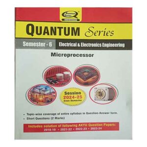 Quantum Series Microprocessor 2025 BEE602 AKTU B.Tech Semester 6 Session 2024-25