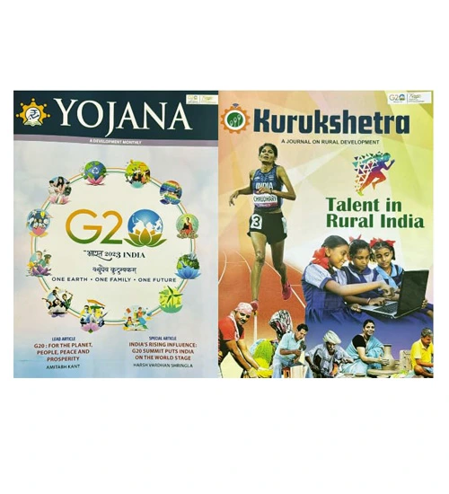 Yojana Kurukshetra November 2023 English Monthly Magazine Combo Of Two Magazine