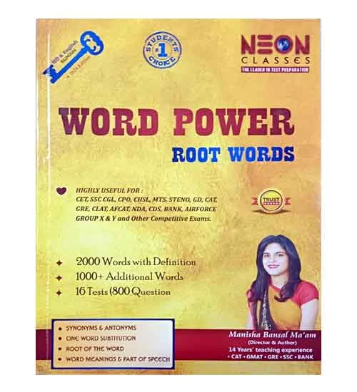 NEON Classes Word Power Root Words Book 2024