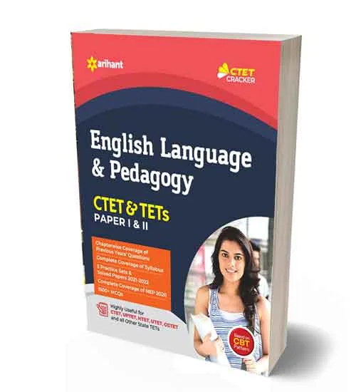 Arihant English Language and Pedagogy for CTET and TETs Paper 1 and 2 Complete Book with Previous Years Questions
