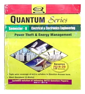 Quantum Series Power Theft And Energy Management Electrical And Electronics Engineering AKTU B Tech Semester 8