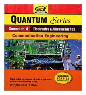 Quantum Series Communication Engineering Electronics And Allied Branches AKTU B Tech Semester 4