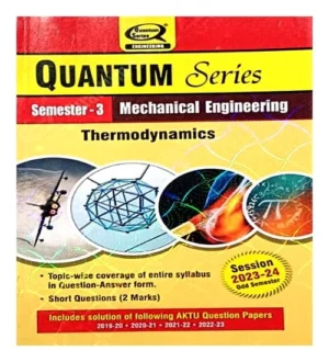 Quantum Series Thermodynamics Mechanical Engineering AKTU B Tech Semester 3 Session 2023-24