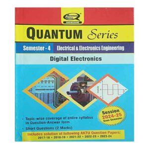 Quantum Series Digital Electronics 2025 BEE401 AKTU B.Tech Semester 4 Session 2024-25