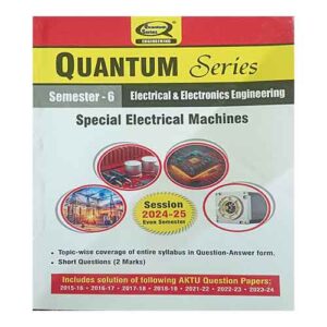 Quantum Series Special Electrical Machines 2025 BEE061 AKTU B.Tech Semester 6 Session 2024-25