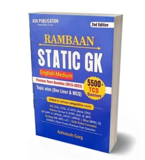 ASO Rambaan Static GK Previous Years Questions 2015 to 2023 Book 2nd Edition English Medium By Ashutosh Garg