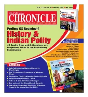 Civil Services Chronicle January 2024 English Medium Monthly Magazine Prelims GS Roundup-4 History and Indian Polity