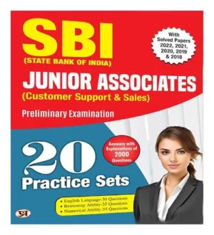 Prabhat SBI Junior Associates Customer Support and Sales Preliminary Exam 20 Practice Sets Book English Medium