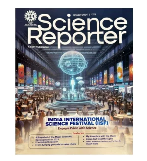 Science Reporter January 2024 English Monthly Magazine India International Science Festival IISF Special