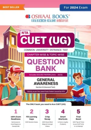 Oswaal NTA CUET UG 2024 General Awareness Question Bank Chapter wise With Solved Papers