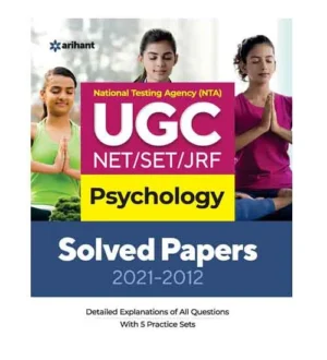 Arihant NTA UGC NET Psychology Previous Years Solved Papers 2021-2012 Book English Medium