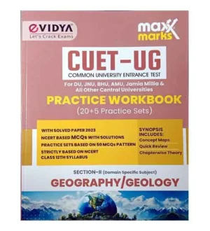 eVidya CUET UG 2024 Geography Geology Section II Domain Specific Subject Practice Workbook English Medium