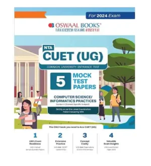 Oswaal NTA CUET UG 2024 Computer Science Informatics Practices 5 Practice Sets Section 2 Domain Specific Subject Book English Medium