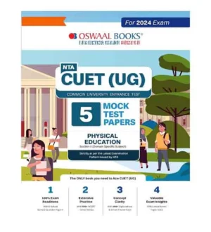 Oswaal NTA CUET UG 2024 Exam Physical Education 5 Practice Sets Section 2 Domain Specific Subject Book English Medium