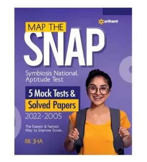 Arihant Map The SNAP Symbiosis National Aptitude Test 5 Mock Tests and Solved Papers Book English Medium By RK Jha