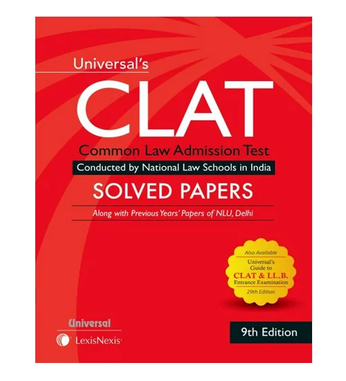 Universal CLAT Common Law Admission Test Solved Papers Book English Medium Lexis Nexis