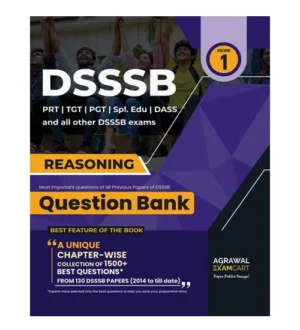 Examcart DSSSB PRT TGT PGT 2024 Reasoning Question Bank Book Volume 1 English Medium