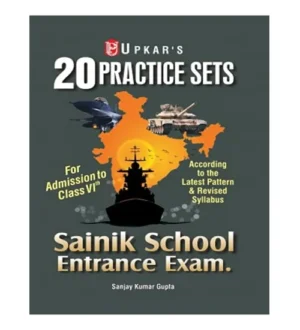 Upkar Sainik School 2024 Class 6th Entrance Exam 20 Practice Sets Book English Medium