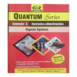 Quantum Series Signal System 2025 BEC403 AKTU B.Tech Semester 4 Session 2024-25