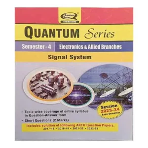 Quantum Series Signal System 2024 BEC403 AKTU B.Tech Semester 4 Session 2024