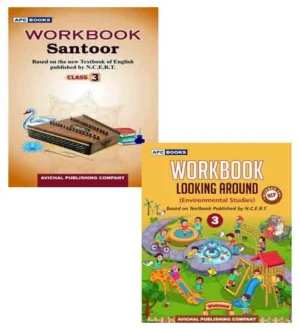 APC Books Santoor and Looking Around Class 3 Workbook Updated 2024 Based on the New Textbook of English and Environmental Studies Published By NCERT Combo of 2 Books