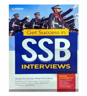 Arihant Get Success in SSB Interviews 2024 Book Special Coverage on Service Related Information Geo Politics National Issues and Current Affairs English Medium