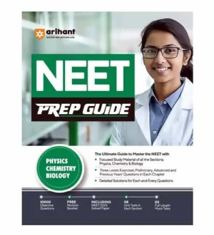 Arihant NEET 2024 Prep Guide With Solved Paper and Practice Sets Physics Chemistry Biology Book English Medium