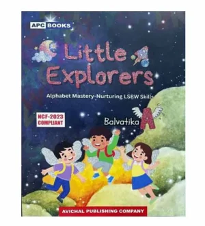 APC Books Balvatika English Book Little Explorers Part A Class Balvatika-I KV Balvatika
