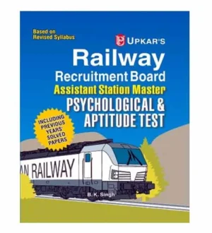 Upkar Railway RRB Assistant Station Master 2024 Exam Psychological and Aptitude Test Book with Previous Years Solved Papers English Medium